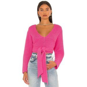 ATOIR Perfect Game Knit Sweater in Rouge Pink - Size Small